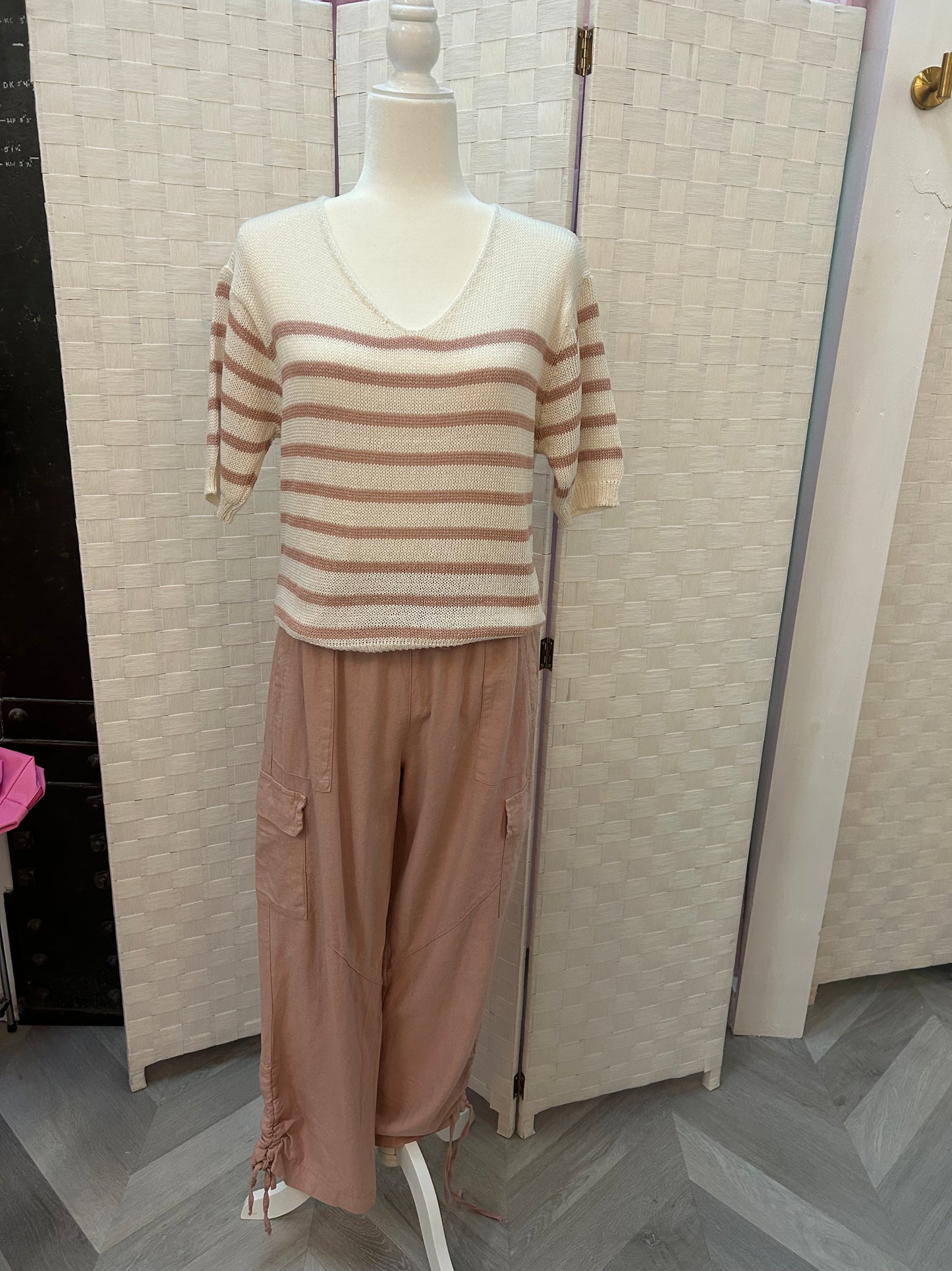 Pink Cargo Pants