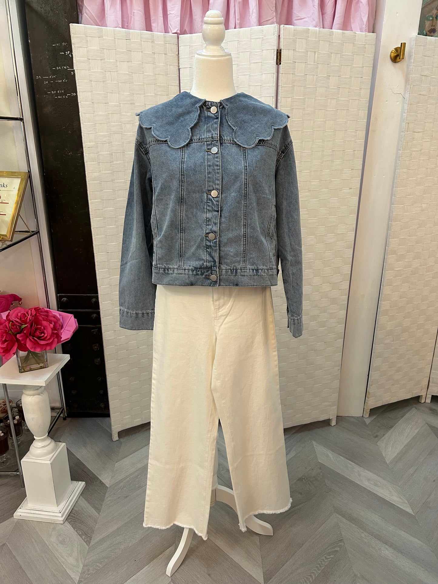 Collared Jean Jacket
