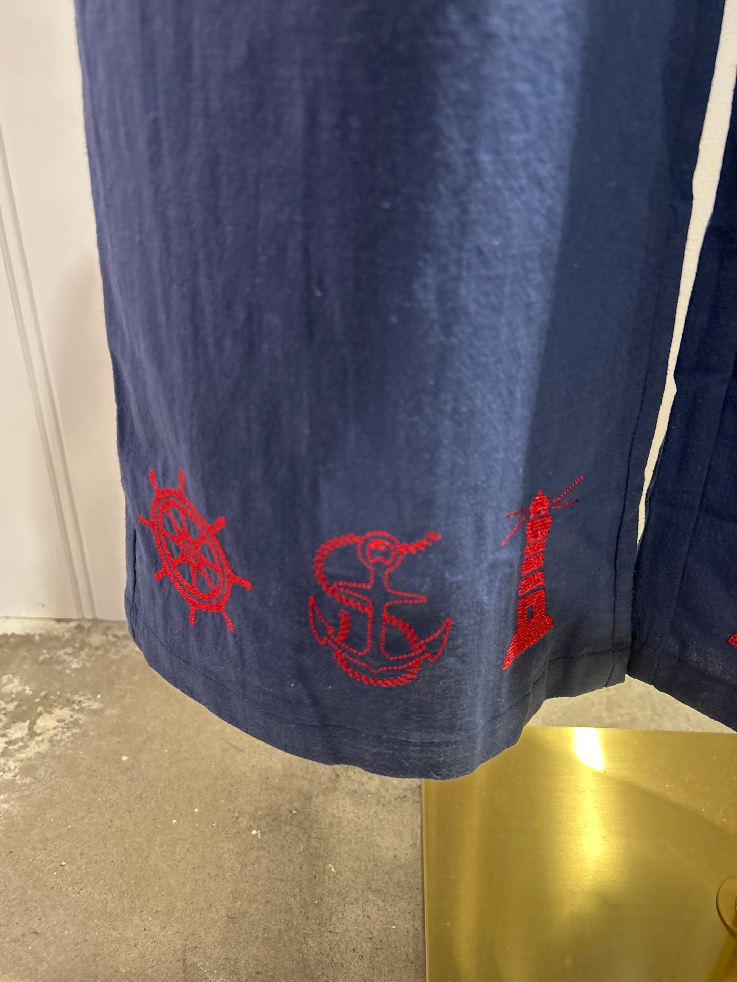 Navy Blue Nautical Pants