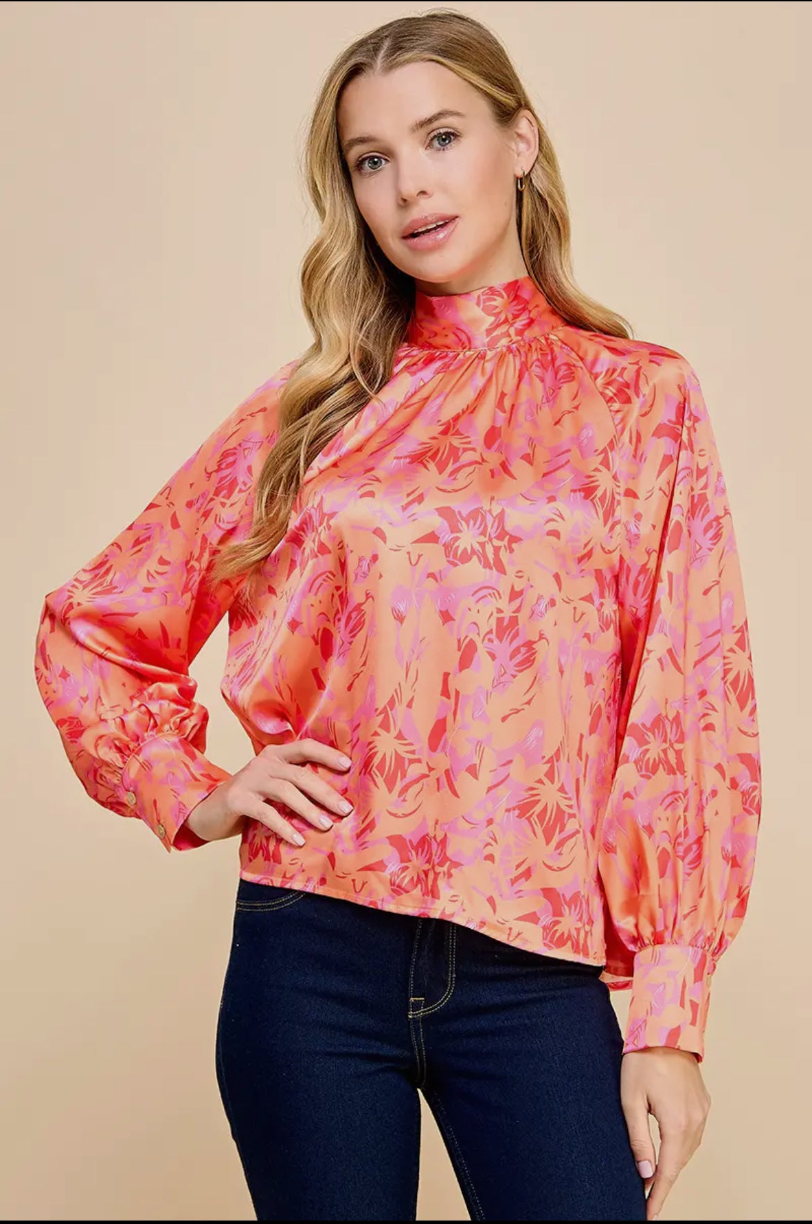 Kelly Coral Blouse