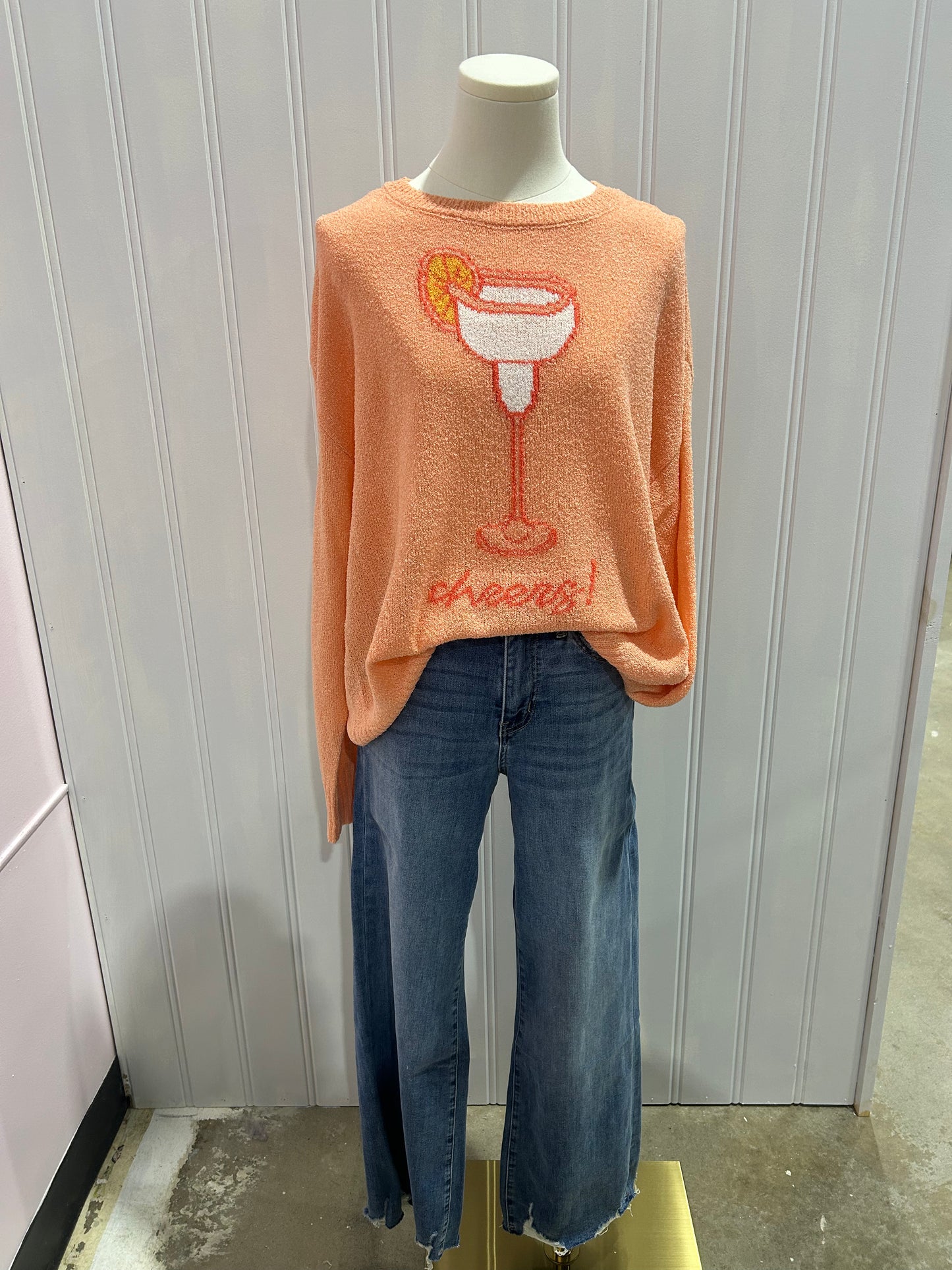 Orange Marg Sweater