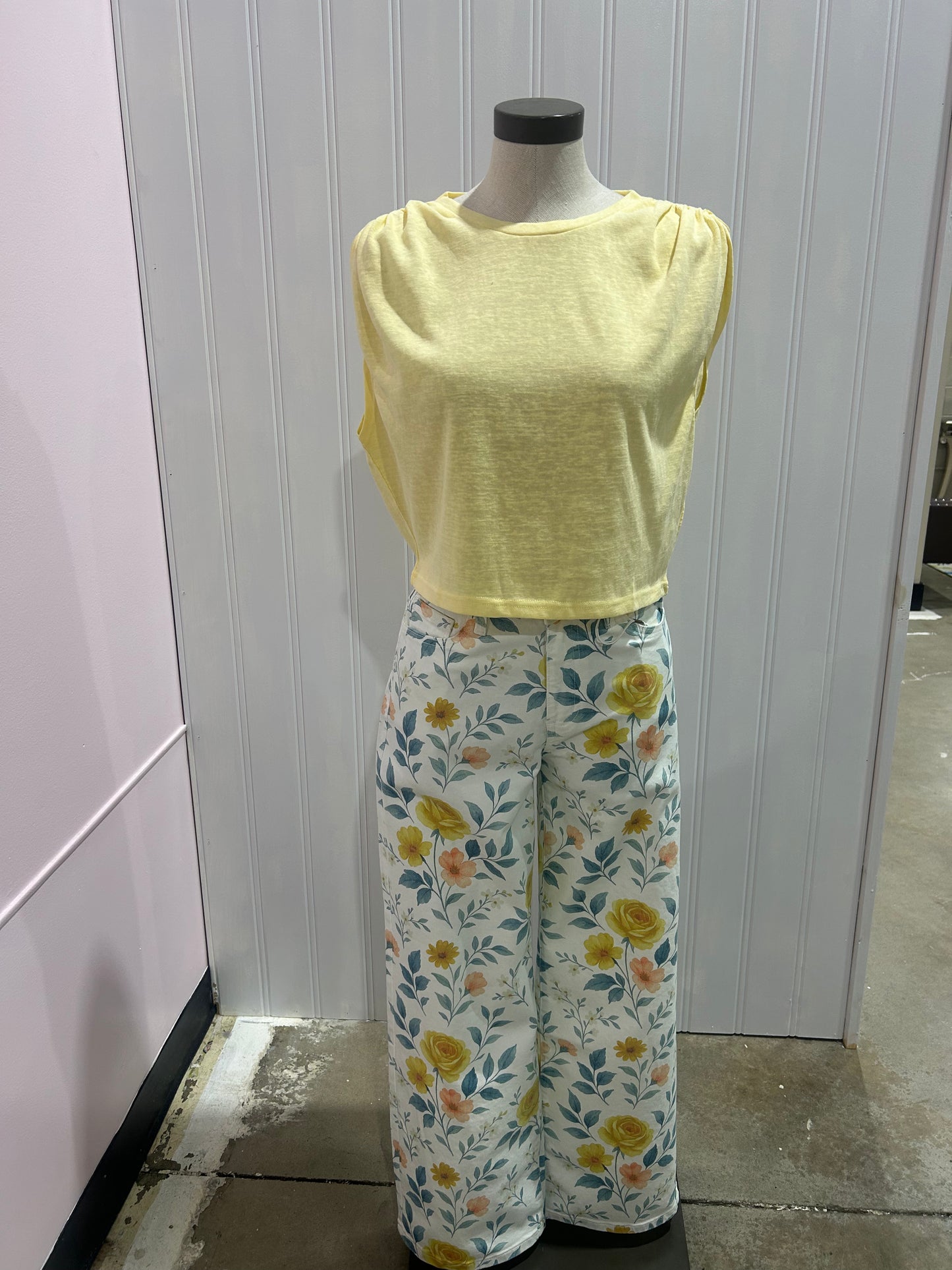 Dina Floral Denim