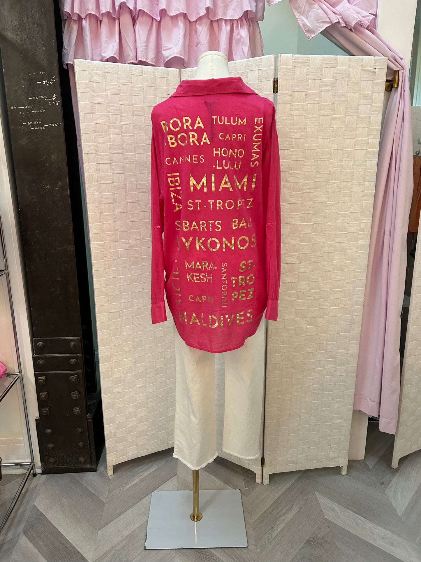 Bora Bora Pink Blouse