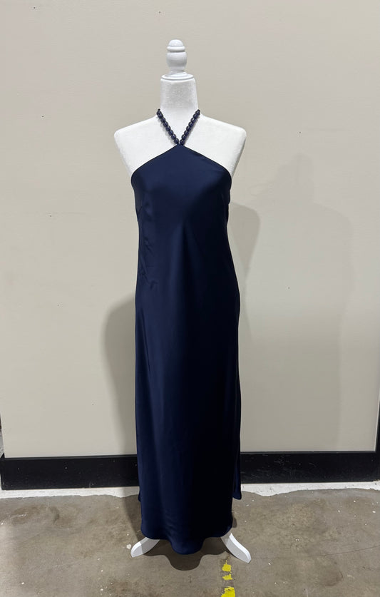 Blue Halter Dress