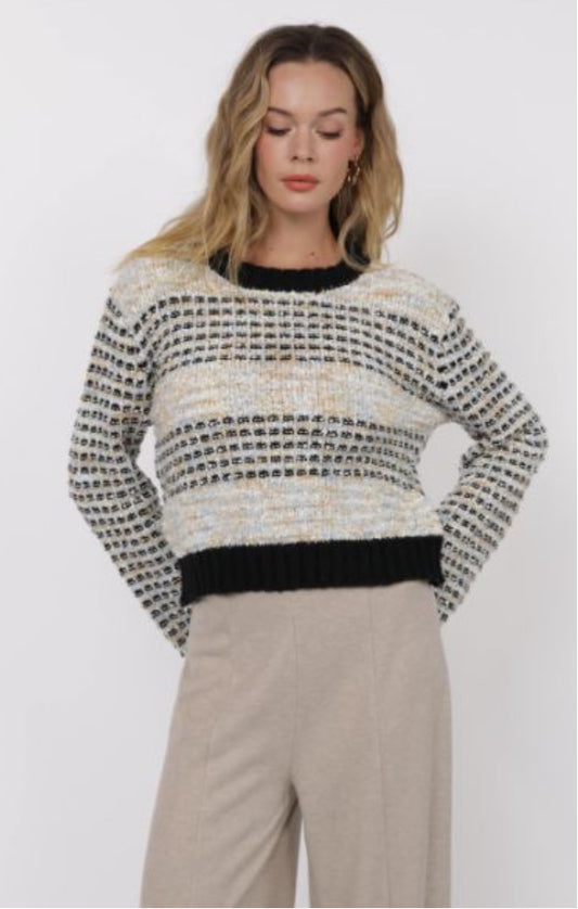 Light Blue Multi Sweater