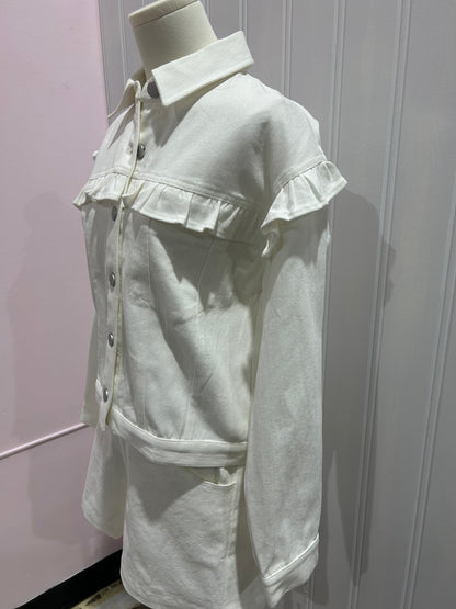Jenna Ruffle Jacket
