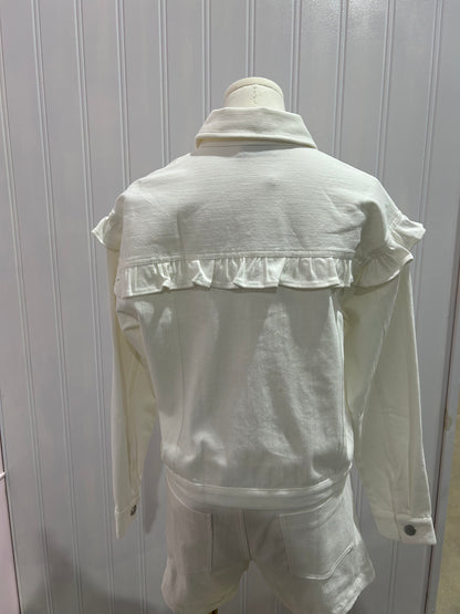 Jenna Ruffle Jacket
