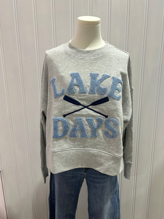 Grey Lake Days Sweatshirt