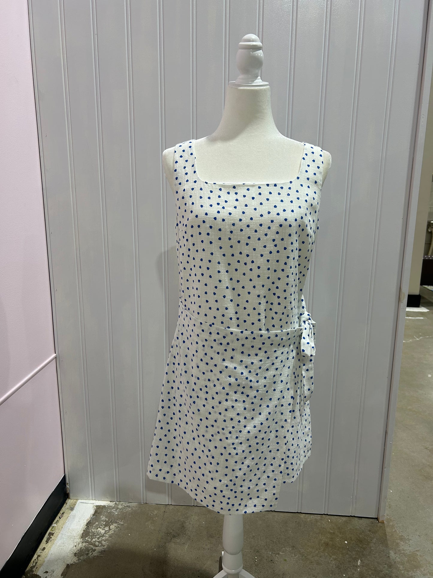 Blue Polka Dress