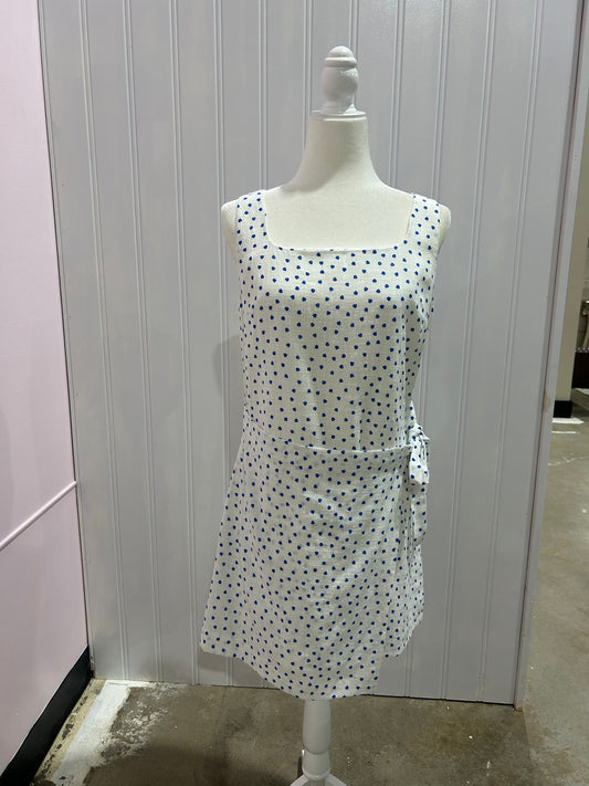 Blue Polka Dress