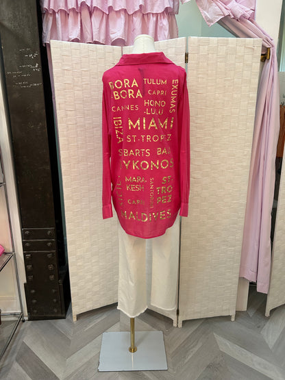 Bora Bora Pink Blouse