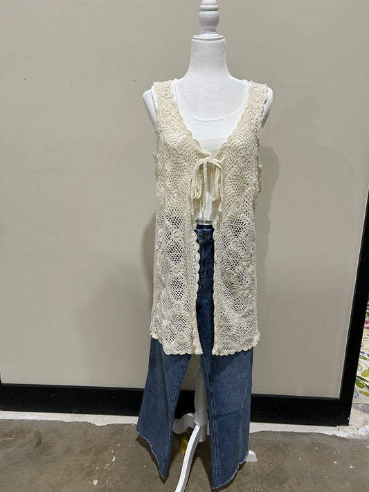 Back Road Open Sweater