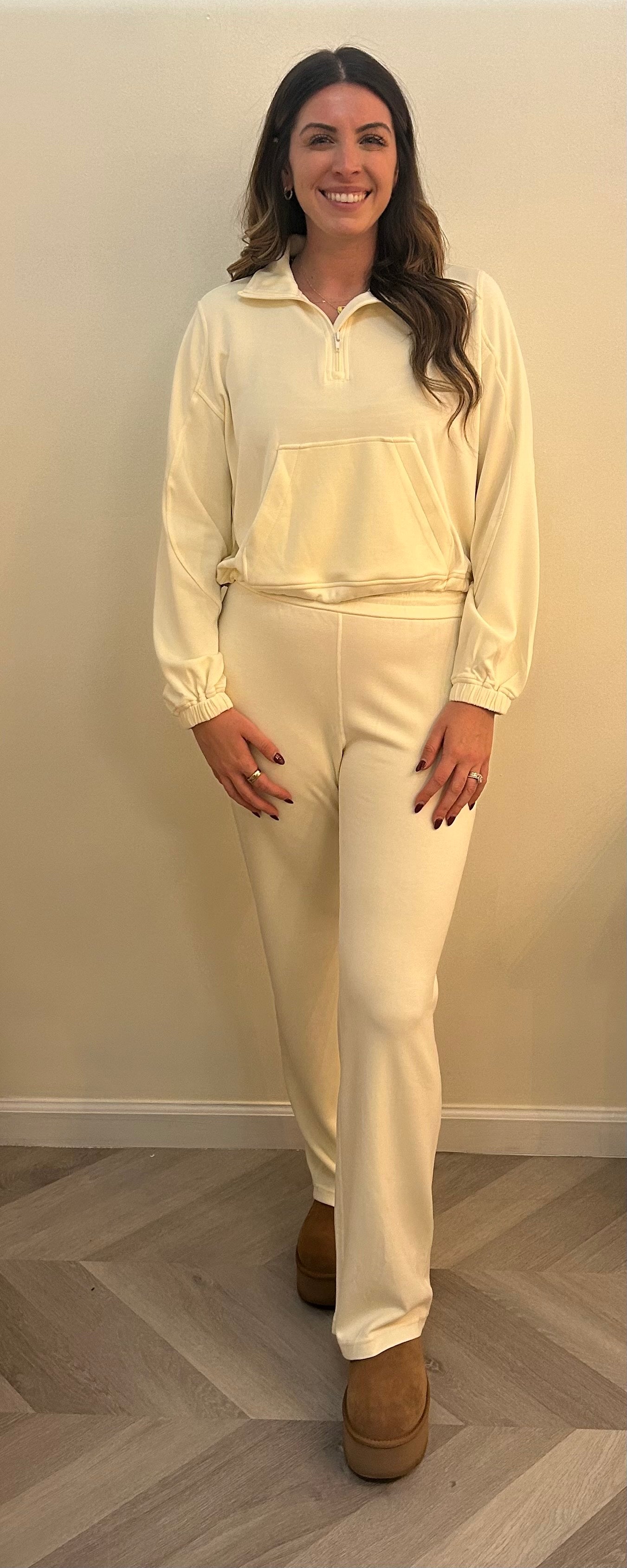 Cream Activewear Half Zip