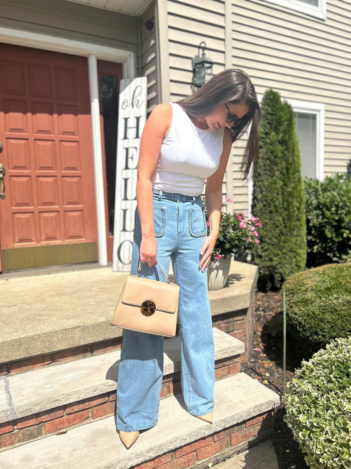 Braided Jeans